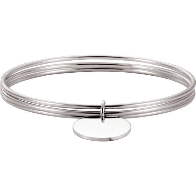 26mm Triple Bangle 8" Bracelet