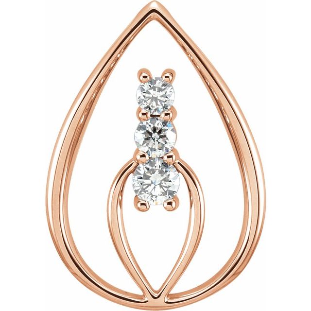 1/2 CTW Natural Diamond Pendant