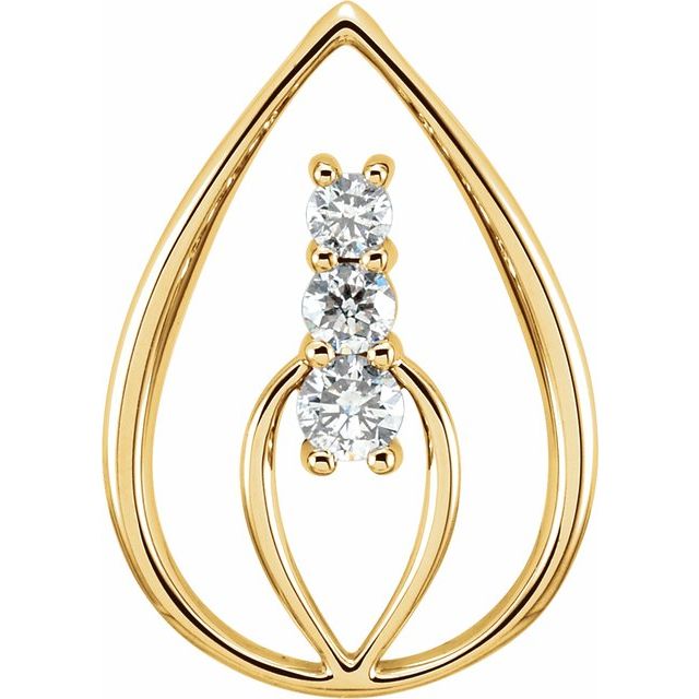 1/2 CTW Natural Diamond Pendant