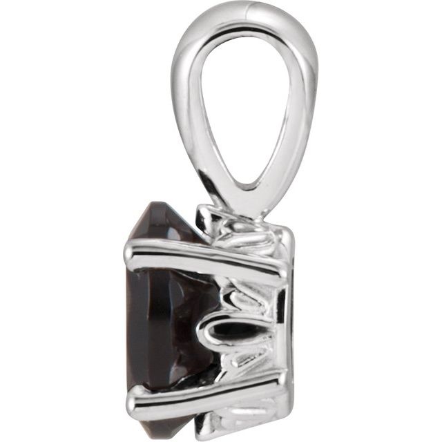 Oval Natural Black Onyx Pendant