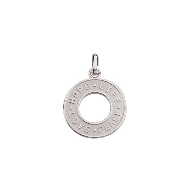 Hope, Life, Love & Peace Pendant