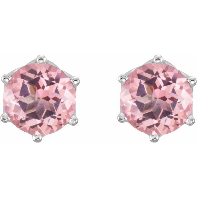 Round Natural Pink Morganite