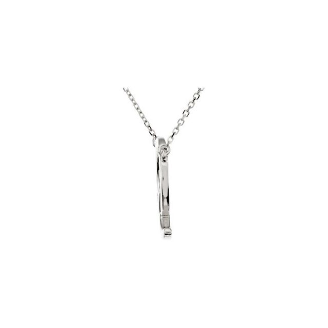 Script Initial A Necklace