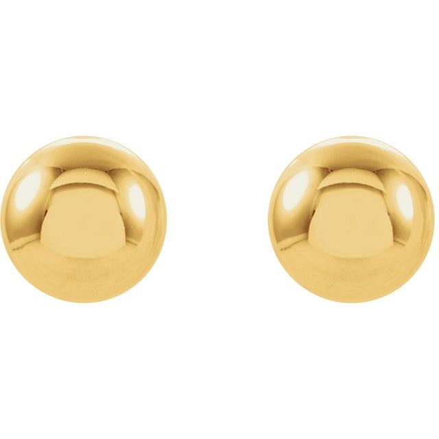 4mm Ball Stud Piercing Earrings
