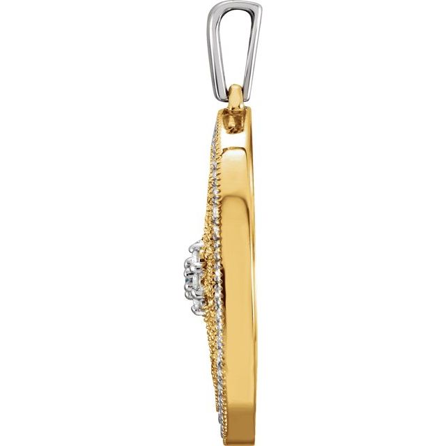 Round 1/2 CTW Natural Diamond Ferris Wheel Pendant