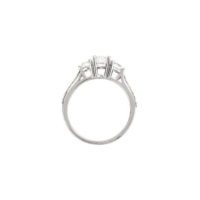 Round 1 1/8 CTW Natural Diamond Engagement Ring