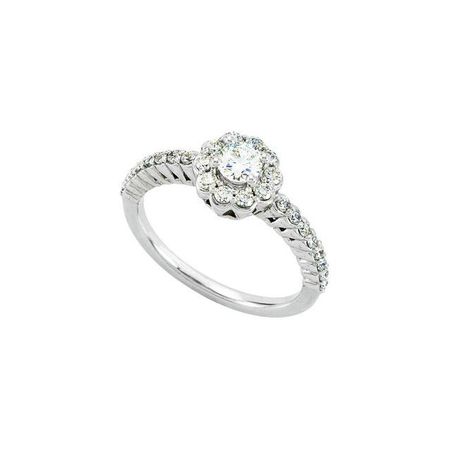 3/4 CTW Natural Diamond Engagement Ring