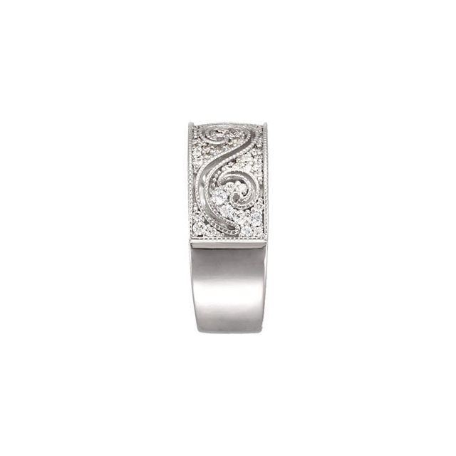 1/2 CTW Natural Diamond Etruscan Anniversary Band