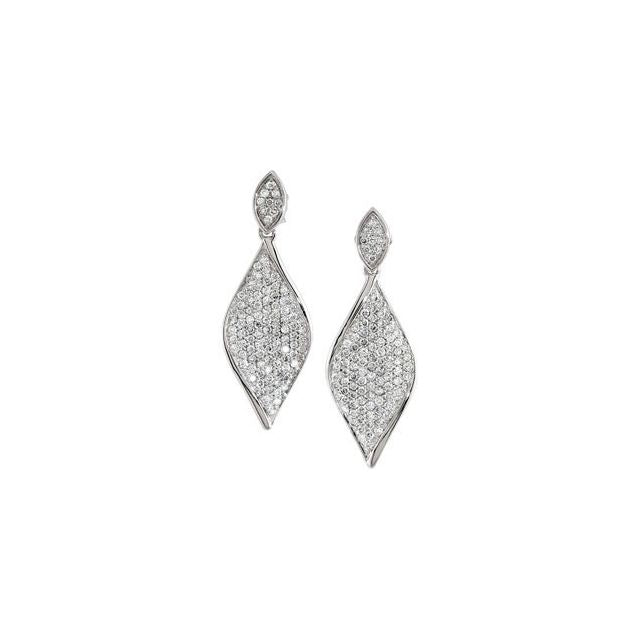Round 1 1/5 CTW Natural Diamond Earrings