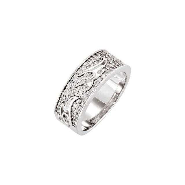 Round 1/2 CTW Natural Diamond Anniversary Band