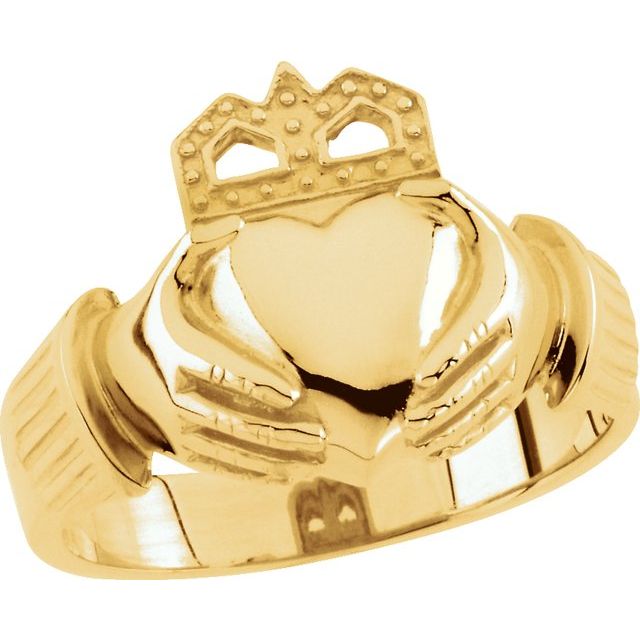 15x11mm Claddagh Ring