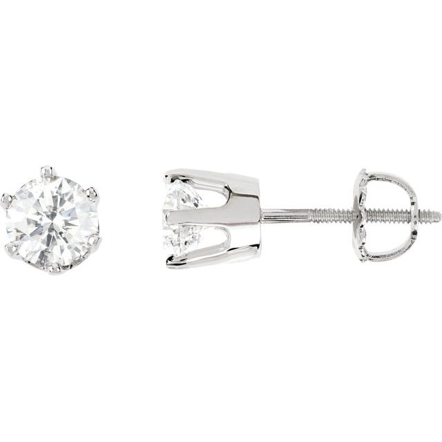 Round 1/3 CTW Natural Diamond Stud Earrings
