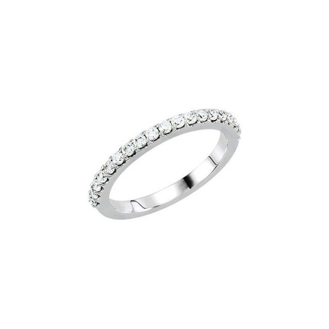 3/8 CTW Natural Diamond Band