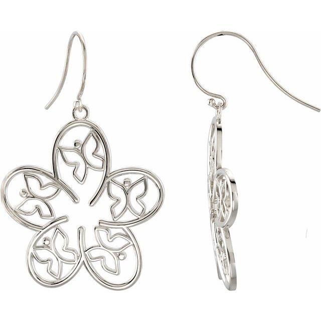Flower & Butterfly Earrings
