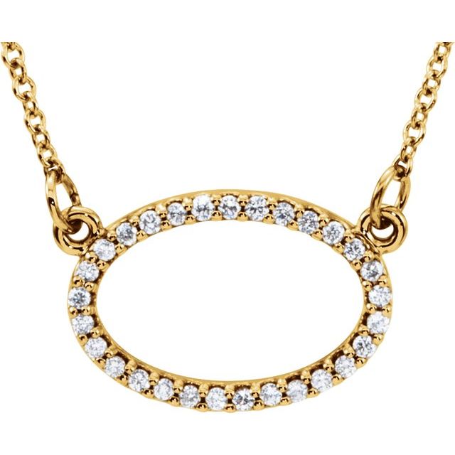 1/8 CTW Natural Diamond Necklace