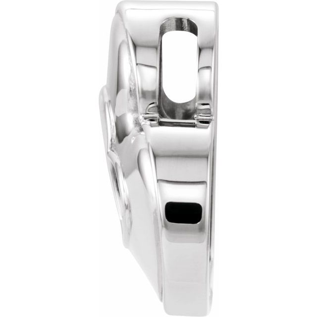 14x14mm Heart Slide Pendant
