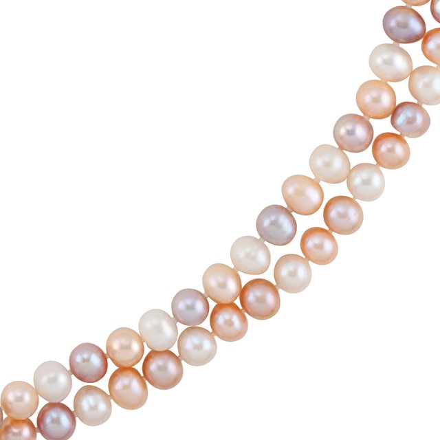 8-9mm Cultured Multi-Color Freshwater Pearl 72" Necklace