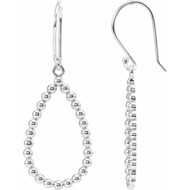 Beaded Teardrop Earrings