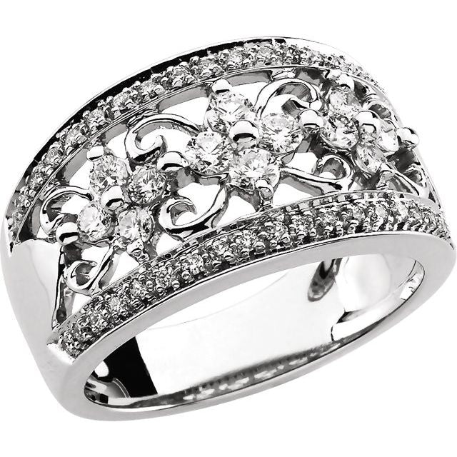 3/4 CTW Natural Diamond Anniversary Band