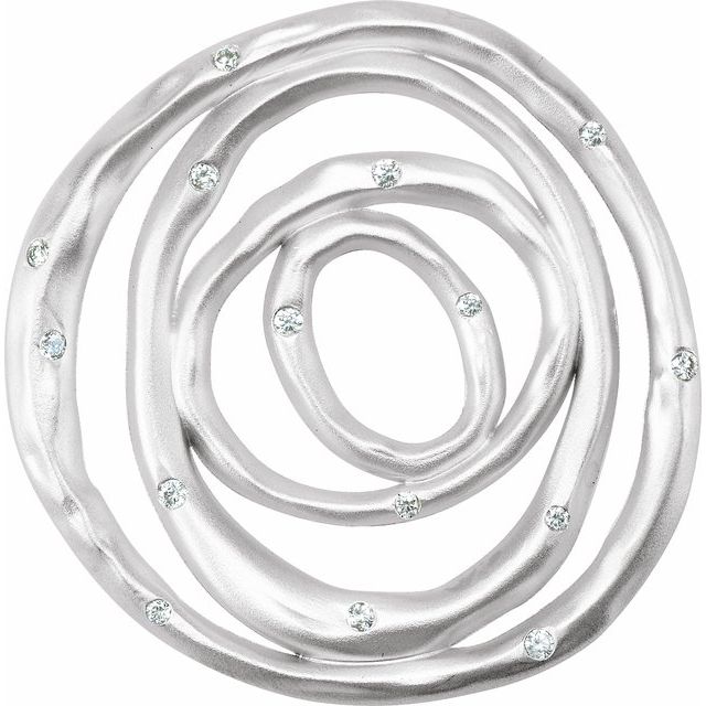 Round 1/5 CTW Natural Diamond Pendant