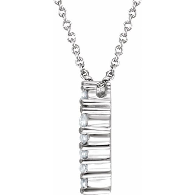 Round 1/4 CTW Natural Diamond Heart Necklace