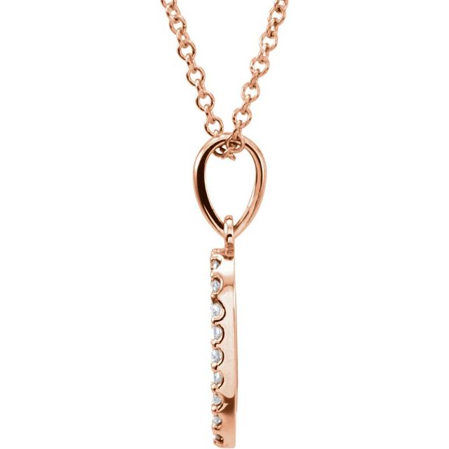 Round 1/10 CTW Natural Diamond Necklace
