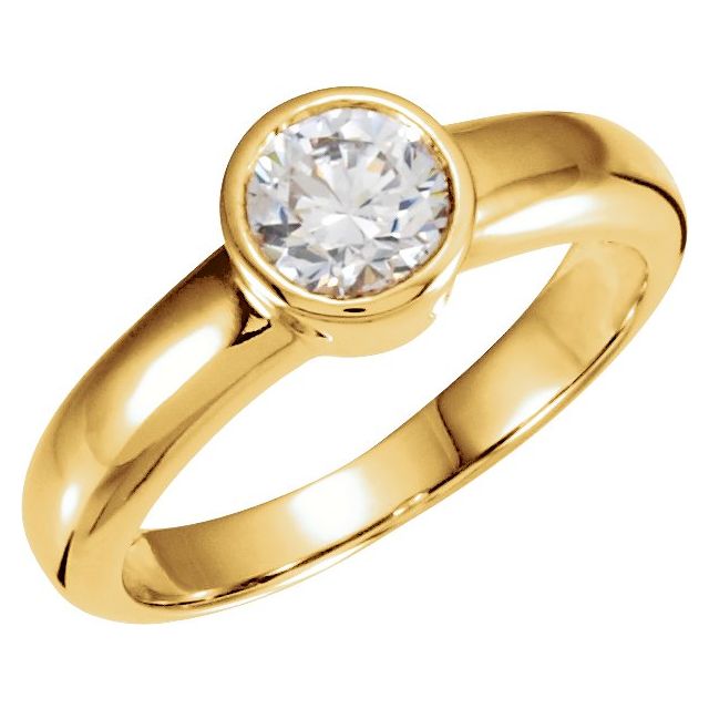 1/2 CTW Diamond Round Solitaire Engagement Ring