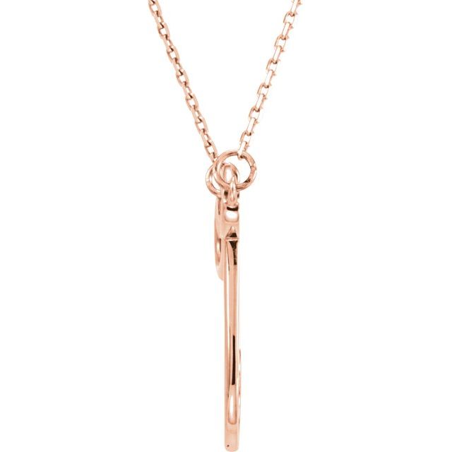 Script Initial A Necklace