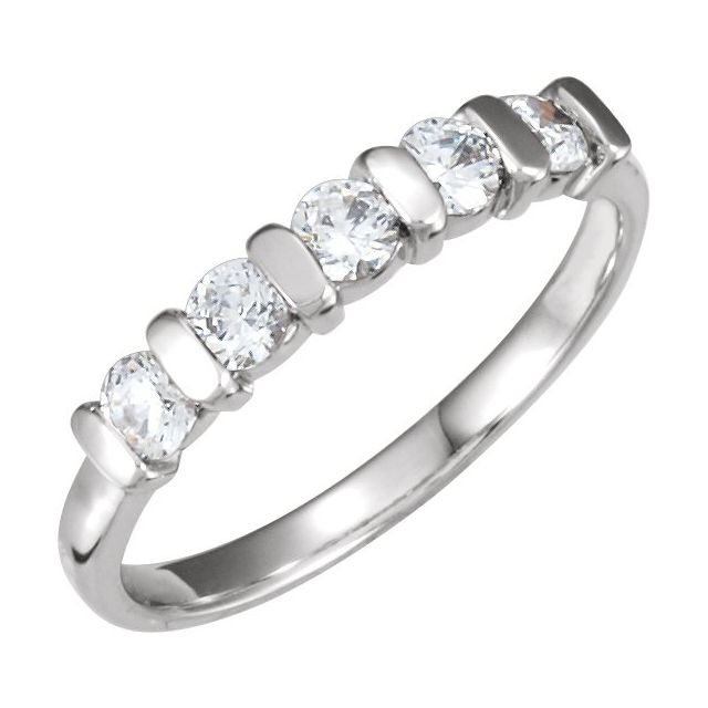 1/2 CTW Natural Diamond Band