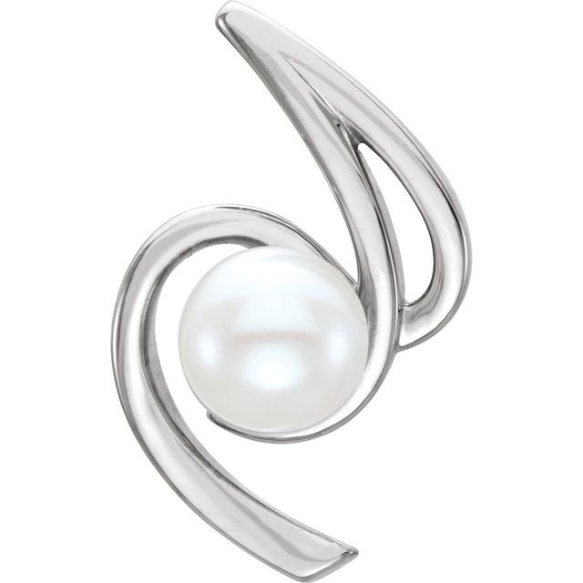 Cultured White Freshwater Pearl Pendant