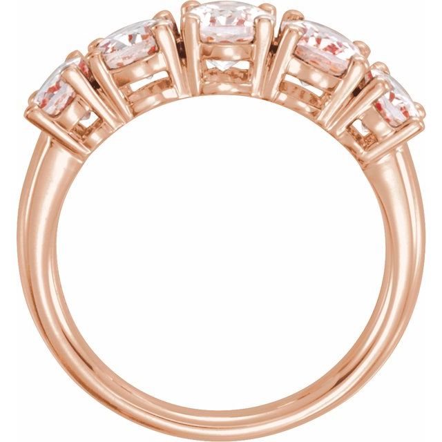Oval Natural Pink Morganite Ring