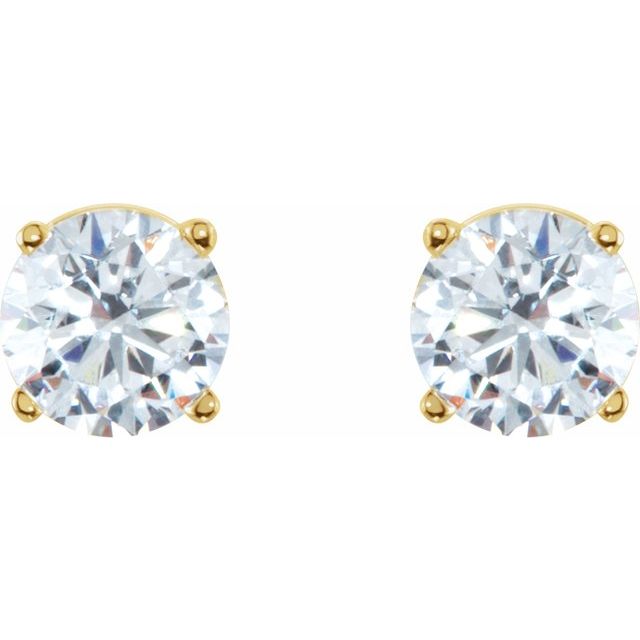 Round 1/4 CTW Natural Diamond Stud Earrings