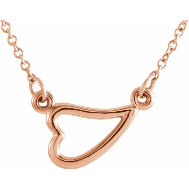 Adjustable Heart Necklace