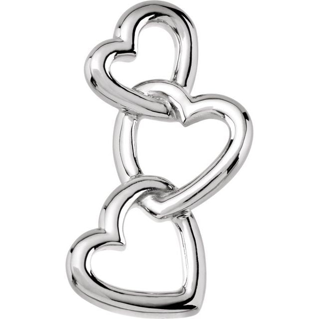 Interlocking Hearts Pendant