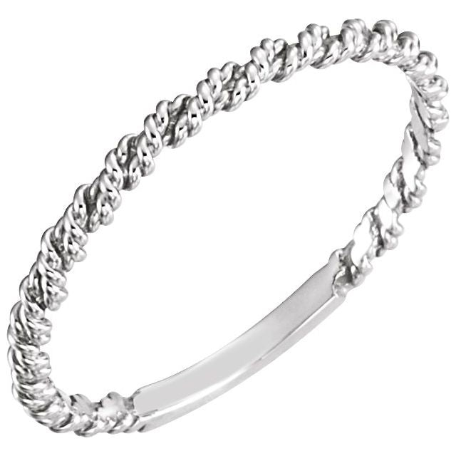 2mm Twisted Rope Band