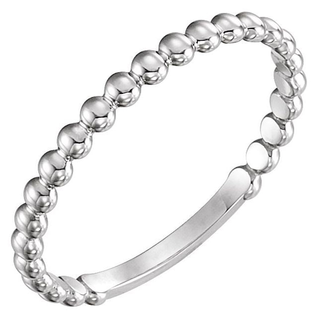 2mm Stackable Bead Ring
