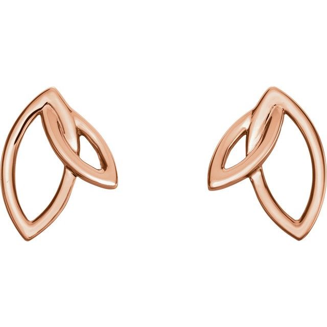 Double Leaf Earrings