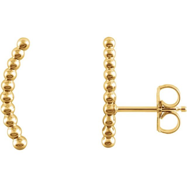 Beaded Ear Climbers