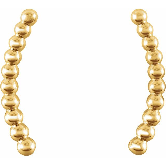 Beaded Ear Climbers
