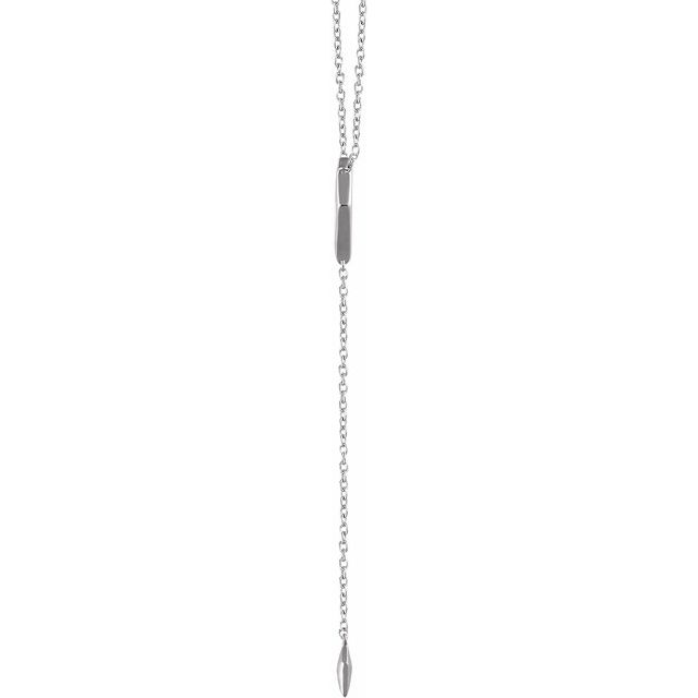 Geometric Y Necklace