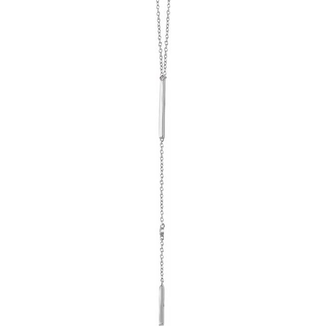 .06 CTW Natural Diamond Bar Necklace