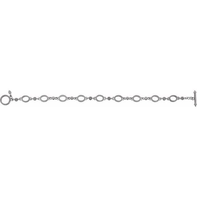 Granulated Link 7 1/2" Bracelet