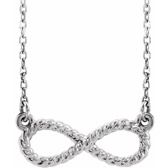 Rope Infinity-Inspired Necklace