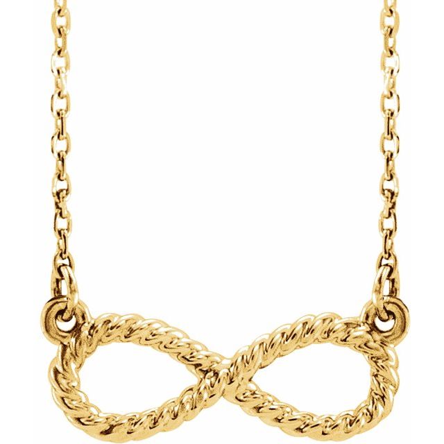 Rope Infinity-Inspired Necklace