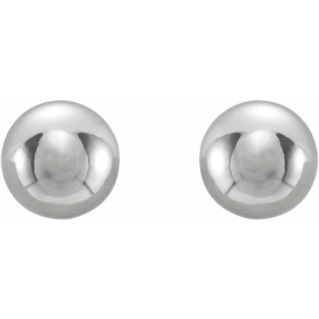 Stainless Steel 3mm Ball Stud Piercing Earrings
