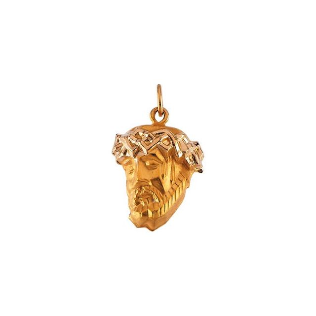 19x14.5mm Face of Jesus Pendant