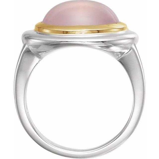 Natural Rose Quartz Ring