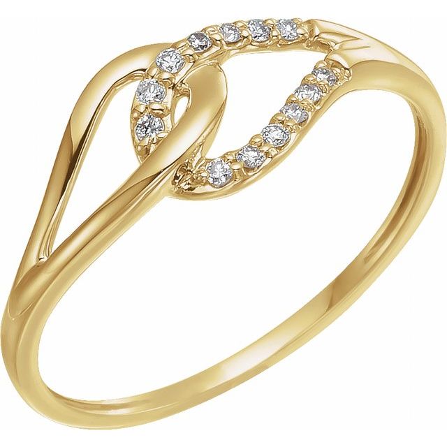 .08 CTW Natural Diamond Ring