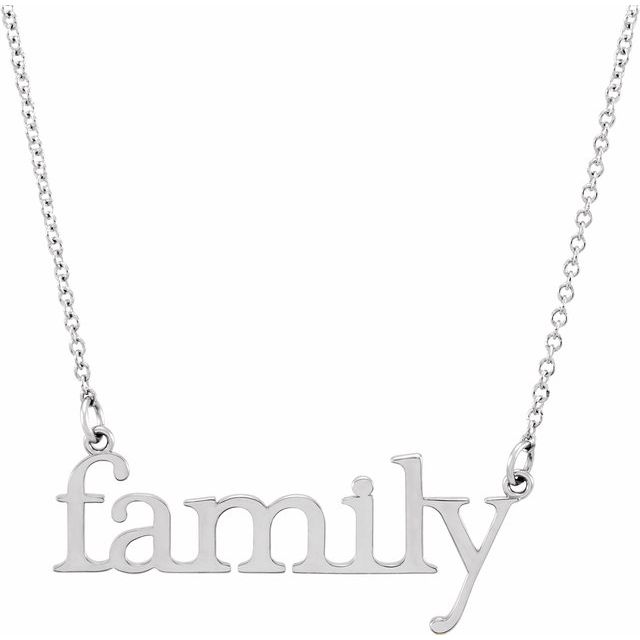 "Family" 17 1/2" Necklace