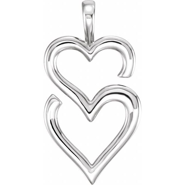 Double Heart Pendant